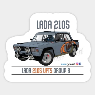 Lada 2105 VFTS Group B Front 11 Sticker